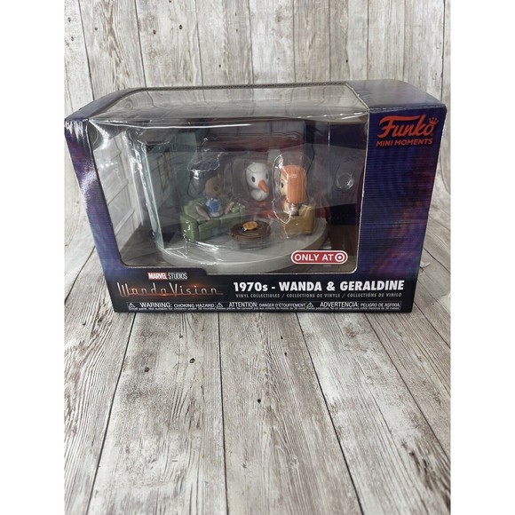 Funko POP! Mini Moments: Marvel's WandaVision Living Room 70's Wanda & Geraldine - Picture 1 of 8